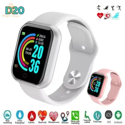Smart Watch D20 pour Android et IOS numérique moniteur d’activité physique podomètre