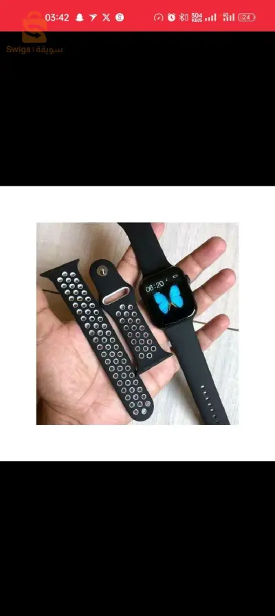 Smart watch w26 pro max series 8 2022 + airpods