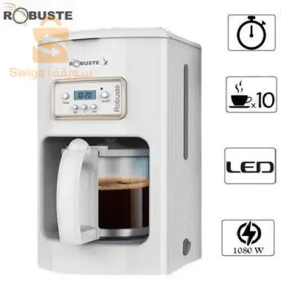 Cafetière À Filtre Minuterie Programmable-10Tasses -Cfp10-Blanc ...