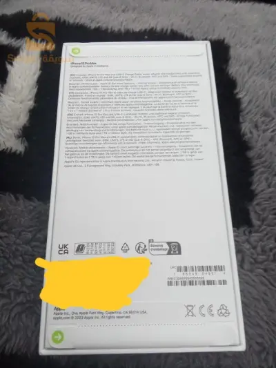 15Pro Max 512gb bleu titanium no active