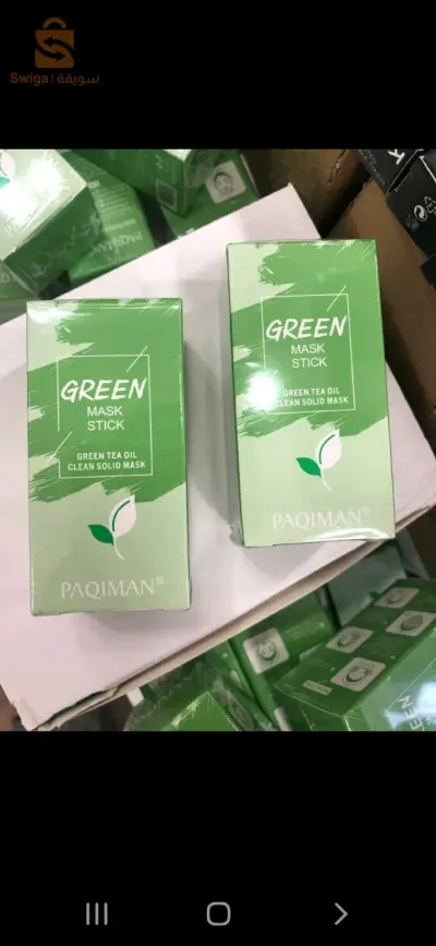 قناع الشاي الخضر
green mask stick