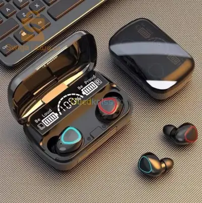 عرض الهبال 😱😱😱السعر1300دج 😱
أفضل سماعات بلوتوث الإصدار الأصلي M10 .
 بالمواصفات التالية :
✅مقاومة للماء و الرطوبة بتقنية IPX7 .
✅تحتوى على بطارية ضخمة تشحن الهاتف اكثر من مرة .
✅مايكروفون ذو كفاءة عالية مع خاصية عزل الصوت وسط الضوضاء .
✅المكالمات و التحدث بأريحية في كل الأجواء .
✅قوة البطارية 2200 mAh تضمن لك مدة عمل تصل لأيام بدون شحن .
✅بلوتوث اصدار V5.3 مما يضمن اتصالًا مستقرًا بدون تأخير بالصوت .
✅ شاشة ديجتال تبين نسبة شحن البطارية و كذالك نسبة شحن السماعات .
✅تصميم مميز و أنيق .
 #AirPods #M10 #earbuds #earbuds