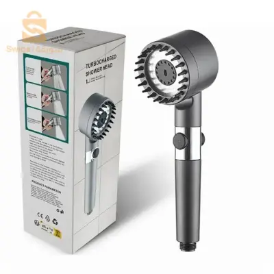 #Pommeau de douche haute pression réglable avec filtre, 3 modes, économie