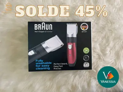 🤩🎁 Promotion 🤩🎁

🔴 آلة الحلاقة المحترفة براون و زيد معاها بطارية مهداة مجاناا.
🔴Modèle référence  : BRAUN BR-941
0 دج ❤️🎁😍
🔴