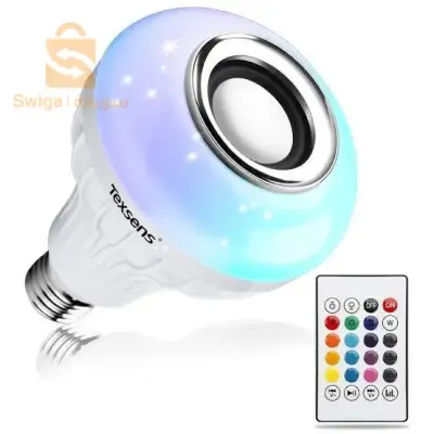 مصباح LED متعدد الألوان مدمج بمكبر الصوت Lampe de Musique LED Multi Couleur