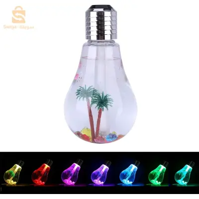 مرطب الهواء بمصباح USB هو مرطب هواء✅ بالبخار مزود بإضاءة ليلية LED ومرطب هواء✅ للمناظر الطبيعية بالموجات فوق الصوتية✅
