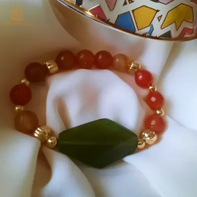bracelet en pierres semi précieuses