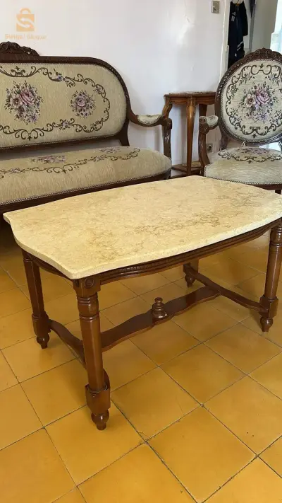 salon egyptien 7 place avec table