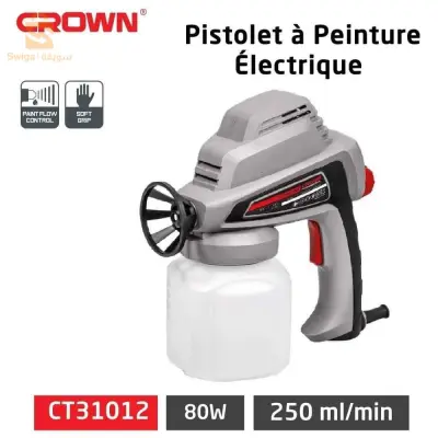 Pistolet à peinture électrique crown