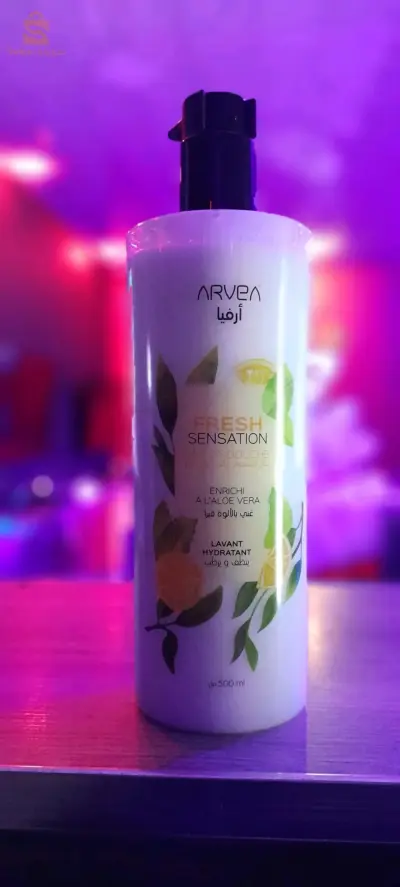 gel douche arvea.