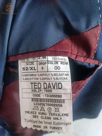 costume homme Ted David taille 52 XL