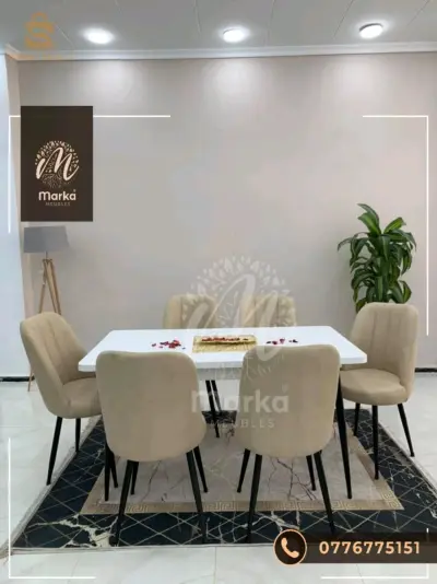 table avec 6 chaise