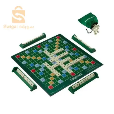 لعبة الكلمات المتقاطعة الترفيهية لأجواء عائلية مليئة بالتحدي والاكتشافات SCRABBLE Classique Jeu de Lettres. Multi-joueurs