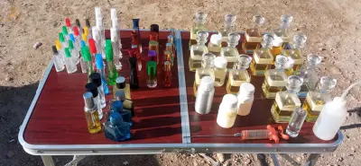 طاولة العطور