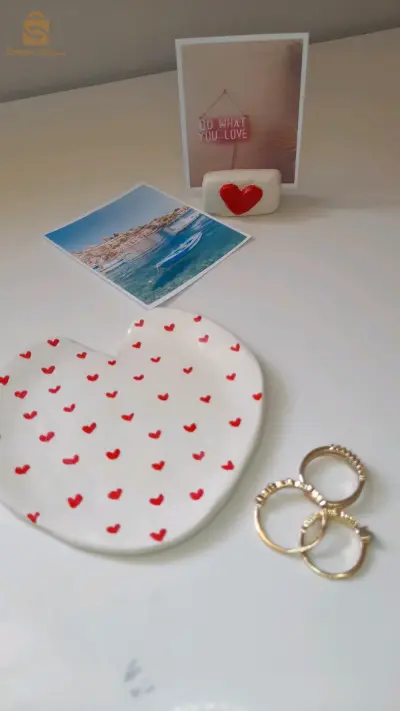 plateau bijoux et porte photo