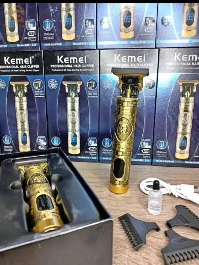 ⛔⛔⛔السعر 260 الف
ماكينة حلاقة شعر الرأس والوجه من Kemei 🎈 و
واسعار مدروسة جدآ 🤩🤩🤩🤩 
هم بيها
✅ MODEL_KM 1325
✅