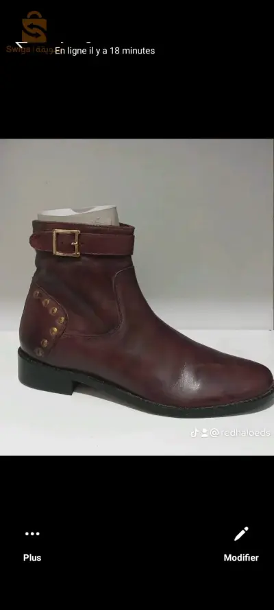 super méga promotion sur des boots en véritable cuir de la marque espagnole sonora