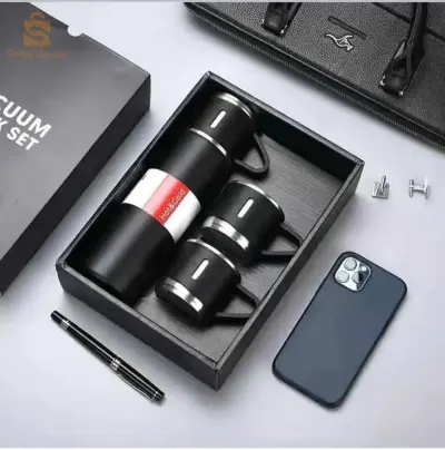 🛑🛑🛑Promotion 🛑🛑🛑
Thermos en acier inoxydable avec 3 tasses 500 ml🥇