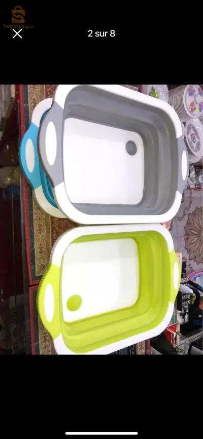 coupe légumes et passoire en silicone 2en1