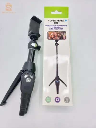 Promotion Stabilisateur et selfie stick tripied avec télécommande