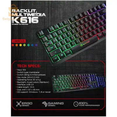 clavier scorpion k616