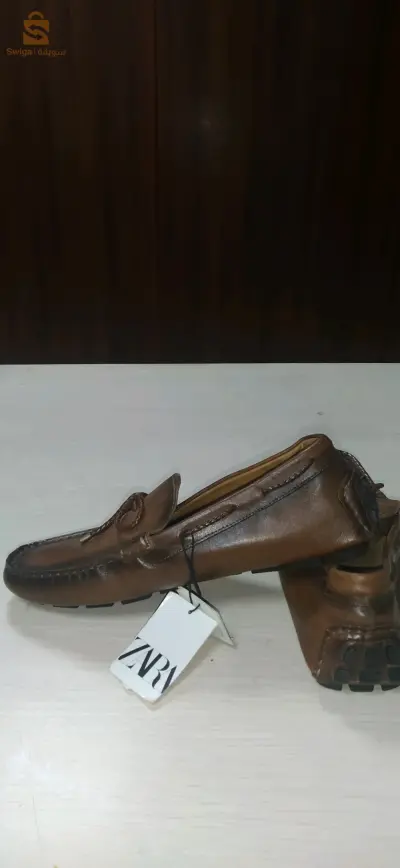 trappeur Zara original vrai cuire