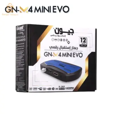 Géant Démodulateur GN-M4 Mini Evo (12 Mois IPTV, 18 Mois Serveur)