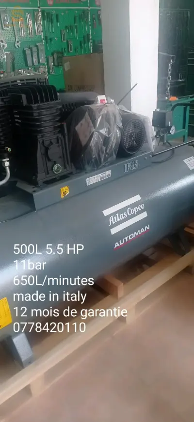 compresseur atlas copco 100L,200L,300L,500L,1000L