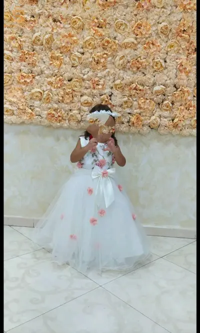 robe blanche fille