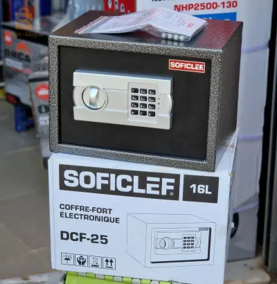 Coffre Fort Électrique SOFICLEF 16L 35x25cm