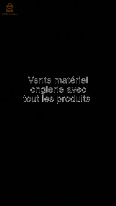 matériel onglerie avec tout le produit