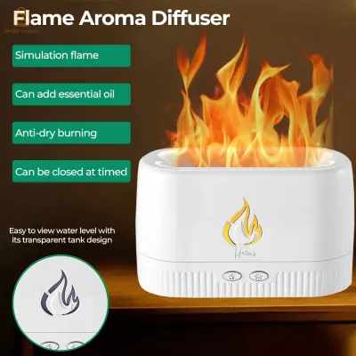 معطر منزلي بتأثير اللهب 
doffuseur avec effet des flames