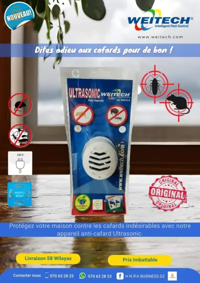 Appareil Anti Cafards Ultrason