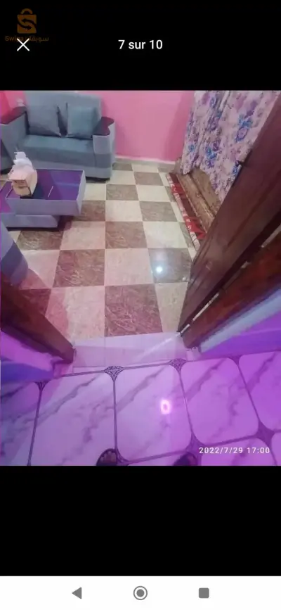 Une magnifique résidence à vendre ou à échanger, en pleine promenade, avec une cour sur le toit, à Kais, état de Khenchela, zone 100
Il dispose d'une chambre spacieuse + salon + cuisine + salle de bain + douche + cour à l'étage
L'eau est disponible 24 heures sur 24 + système de protection des portes extérieure