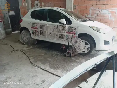 fiha boite casse et par choc arrière moteur mahtoute