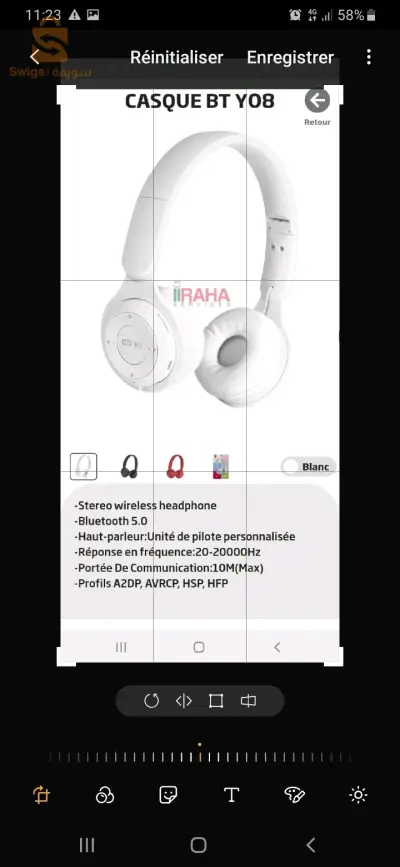Casque BT Y08