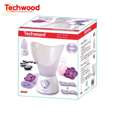 ⛔️⛔️⛔️جهاز حمام البخار للوجه والأنف لتنظيف البشرة وازالة الرؤوس السوداء والجلد الميت Techwood Sauna Facial et Nasal Incassable 2 En 1 TSF-⛔️⛔️⛔️