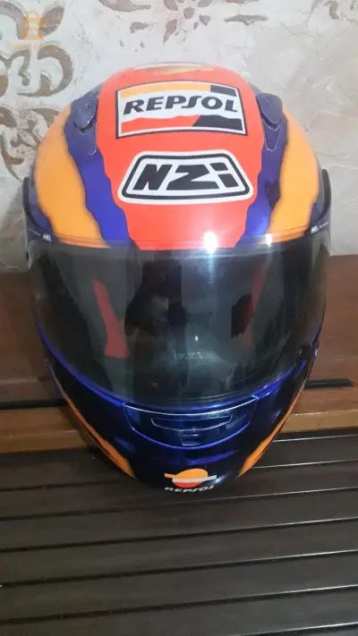 casque moto honda repsol replic