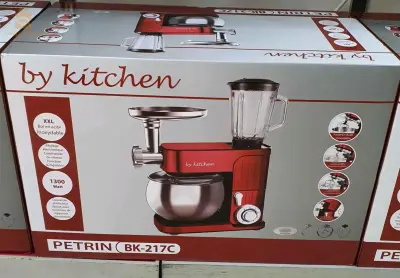 عجان وخلاط إحترافي 3في1 من By Kitchen لتحضير العجائن ومختلف الوصفات المنزلية.5.5لتر