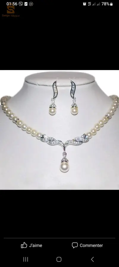 parure collier et boucle
