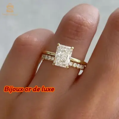 bague fiançailles or 18 carats