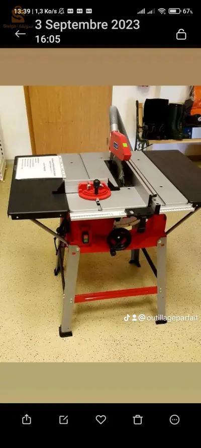 scie circulaire table