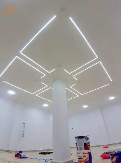 placoplatre et peinture décorative et pvc
