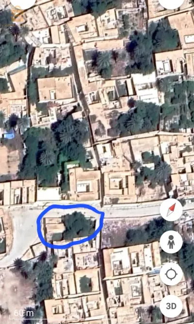 بيع أرض جنان  375م² نهج الطاقة الشارع الجديد الاغواط