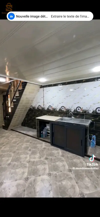 un petit duplex de 60 mètres carrés avec actes et livre foncé a bachdjarah