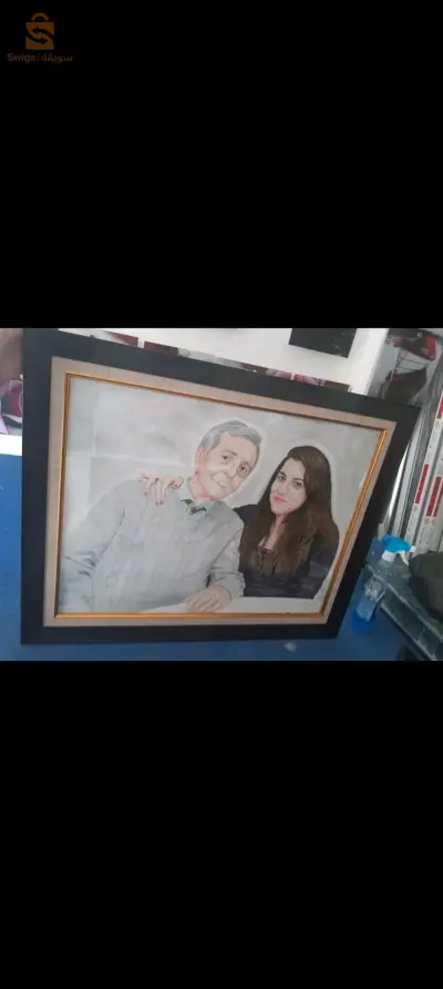 رسم بورتريه بطريقة واقعية و فريدة