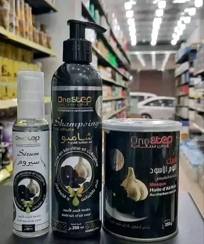 الثوم الاسود ضد تساقط الشعر