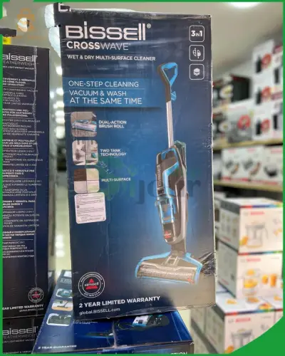 Aspirateur Sans Fil Sans Sac Multi-Cyclonic 3en1 800mL 36V Bissell CrossWave Cordless