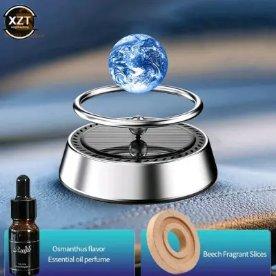 معطر هواء للسيارة للعلاج بالروائح الشمسية على شكل كوكب$👍