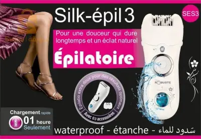 Epilatoire Robuste épil 3  3en1